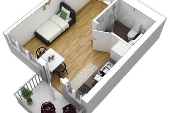 Cozy 1-Room Student Apartment in Oxie